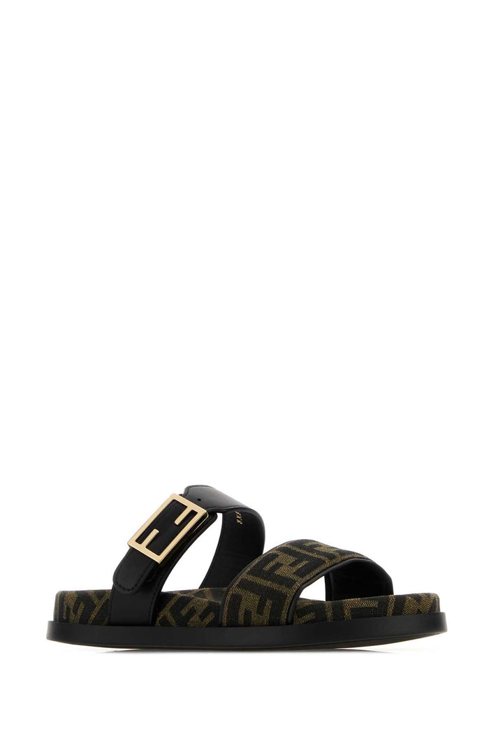 Tabacco Nero+nero Slippers