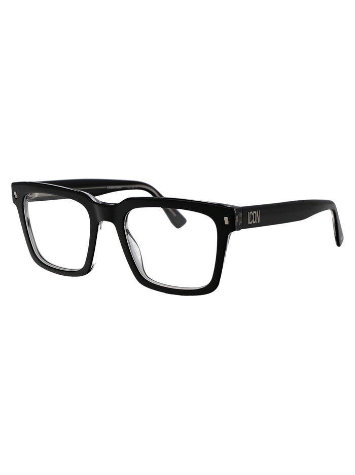 Icon 0013 7c5 Black Crystal Acetate Optical