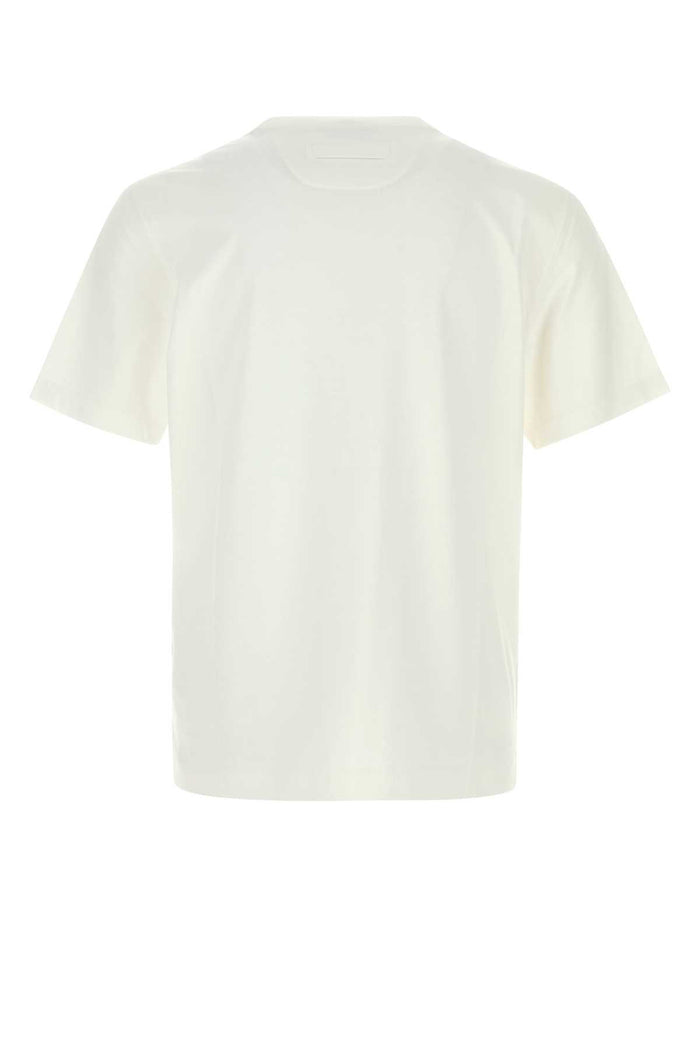 White Cotton T-Shirt N00 Exterior