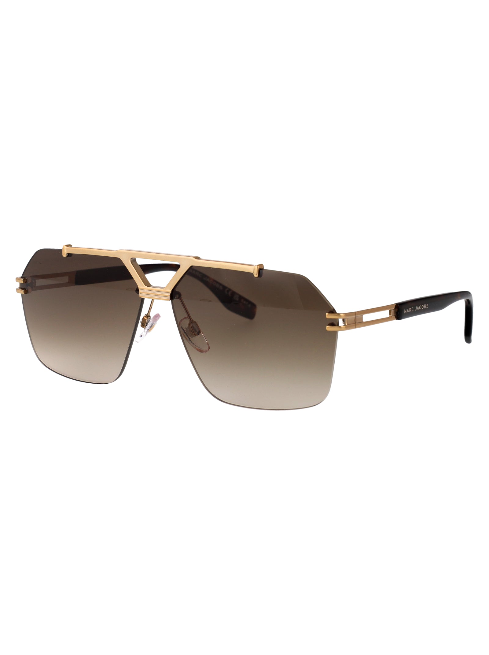 Marc 837-S 06j Gold Havana Titanium Sunglasses