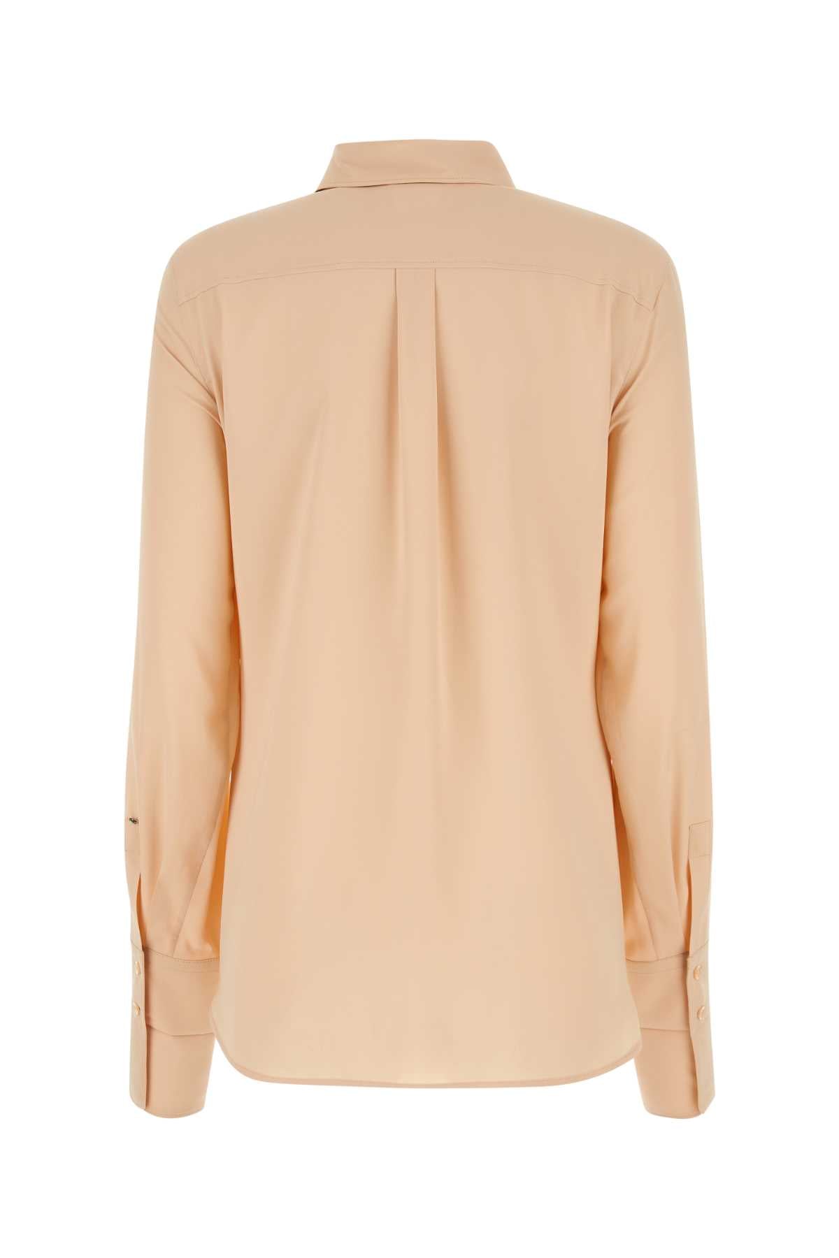 Pastel Pink Stretch Crepe Yen Shirt Cipria Camicie