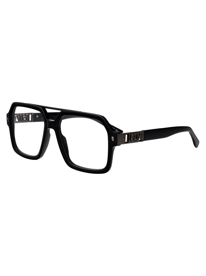 D2 0174 807 Black Acetate Optical