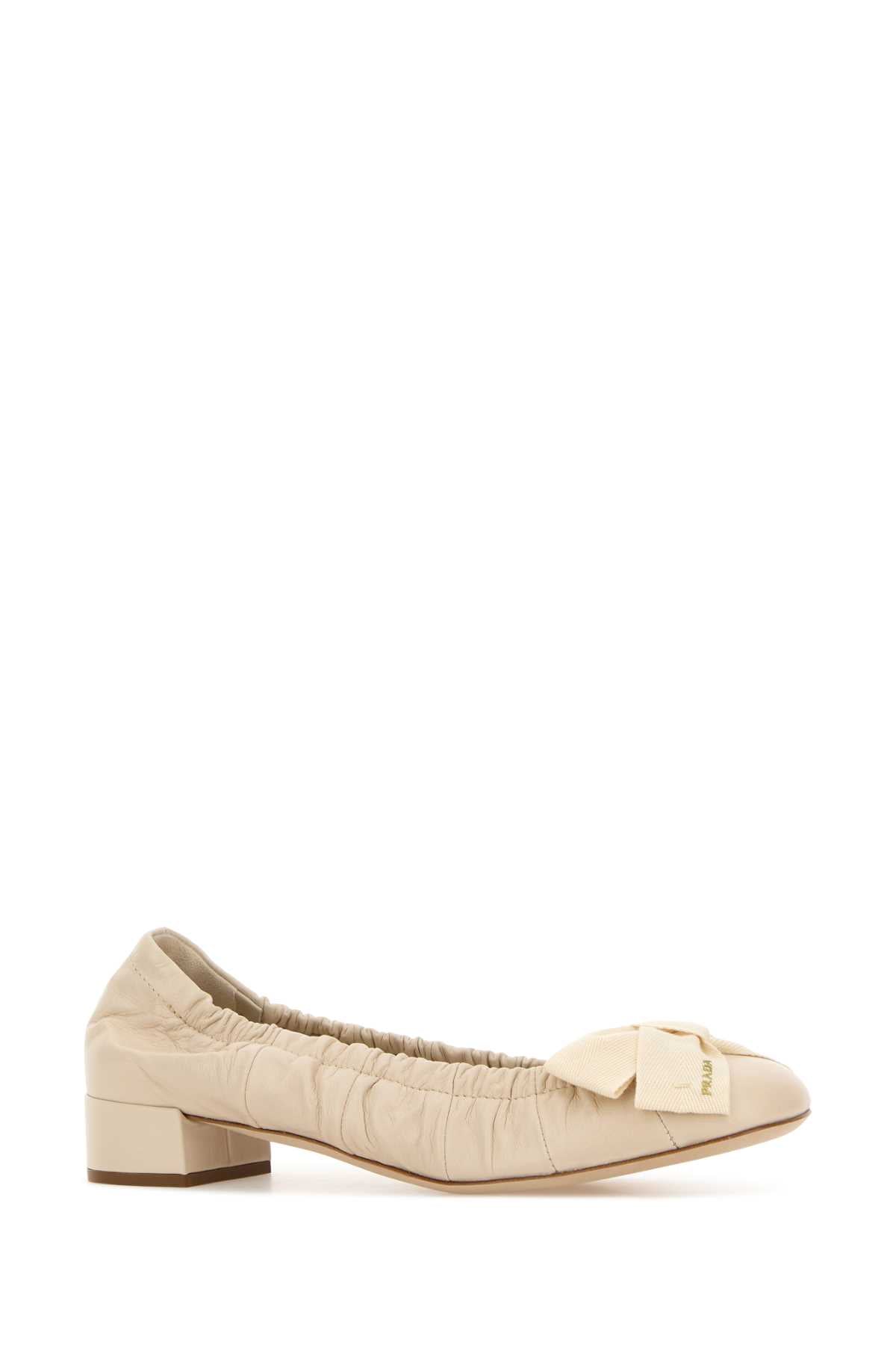 Ivory Leather Pumps Avorio Ballerine