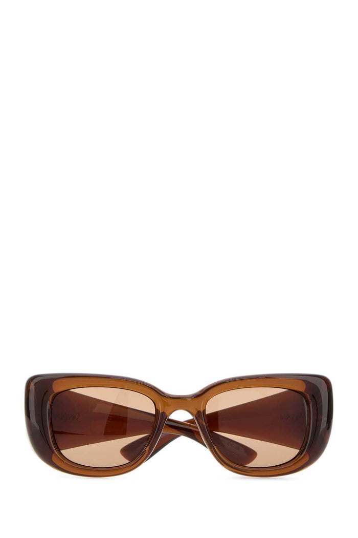 Brownbrownnicotine Exterior: Acetate Occhiali Da Sole
