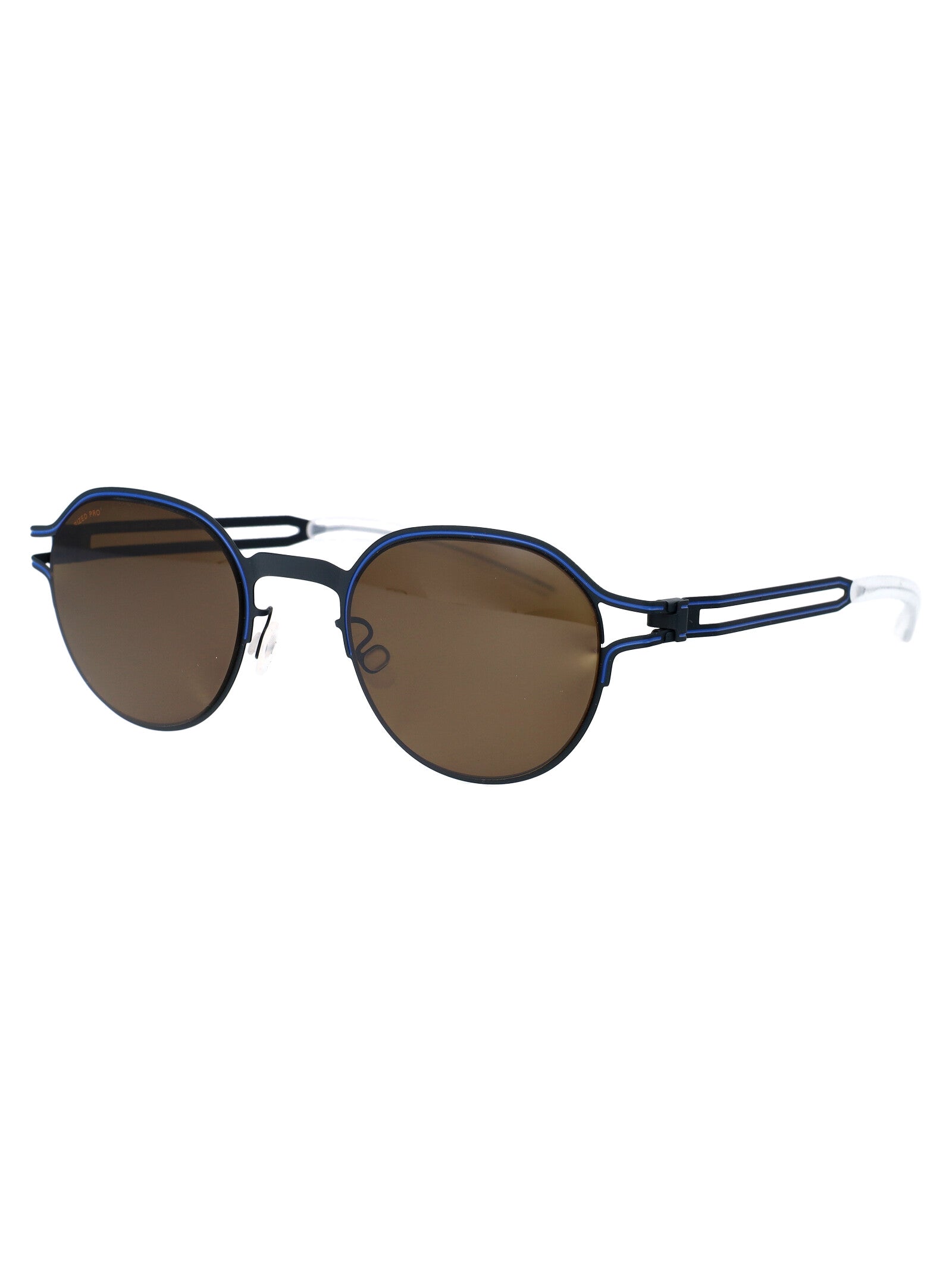 Vaasa 514 Sun Indigo/yale Blue Polpro Amber Brown Stainless Steel Sunglasses
