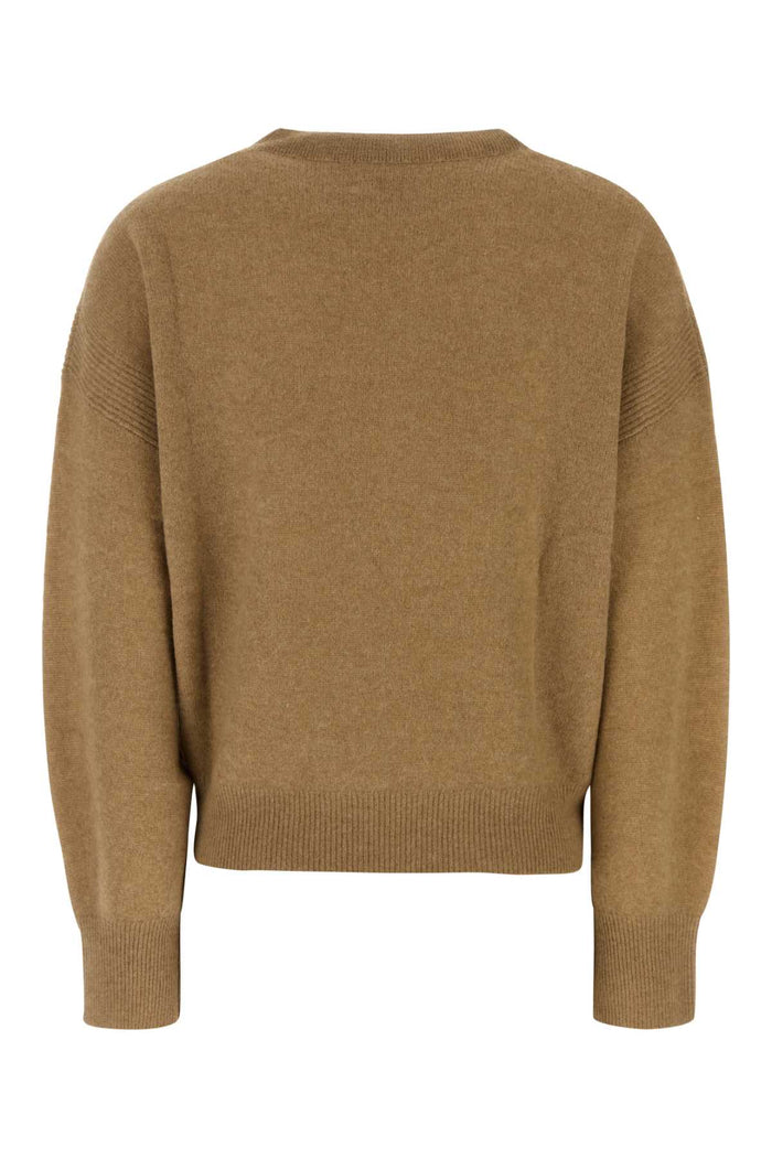 Biscuit Cashmere Modena Sweater Camel Exterior: Organic Maglieria