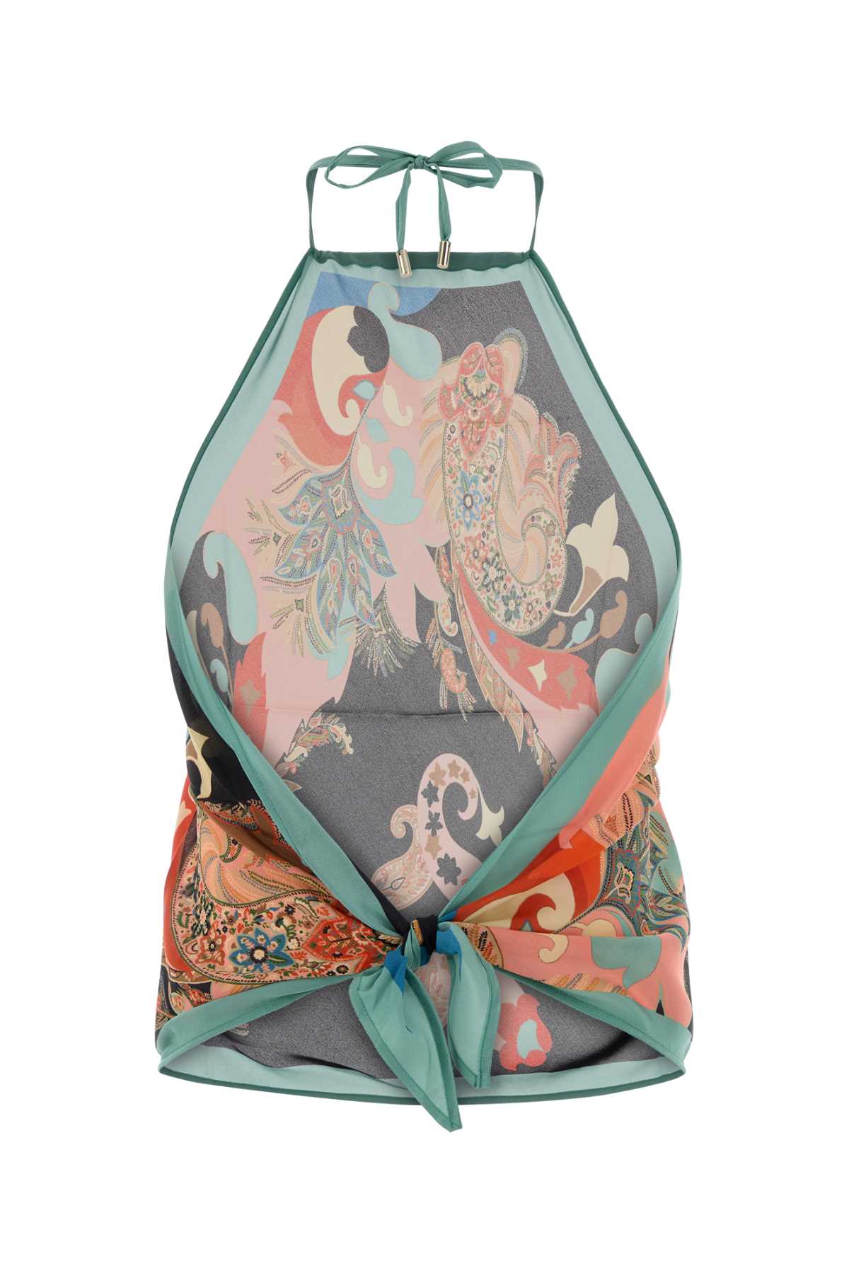 Printed Silk Top Stampafdoblu Exterior: Maglie