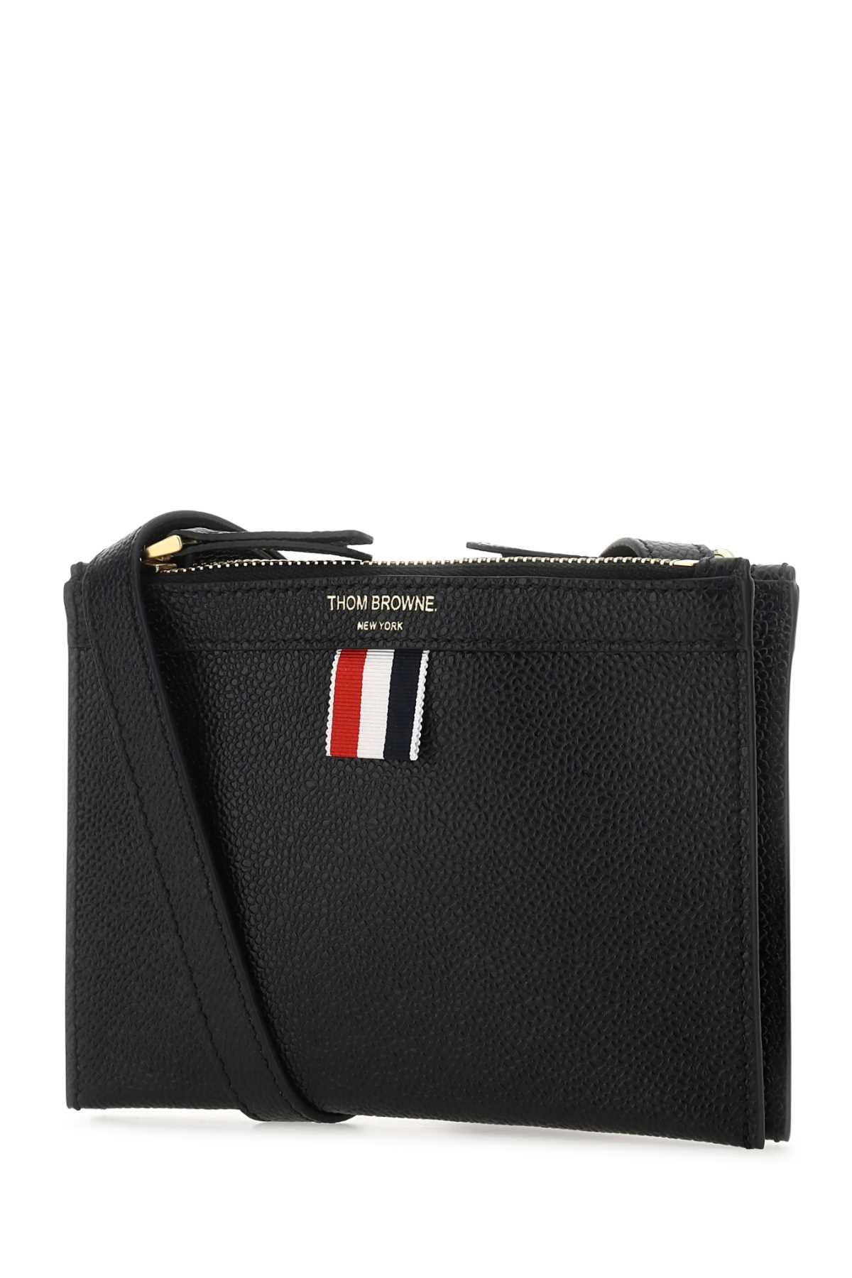 Black Leather Mini Document Holder 001 Extra-accessori