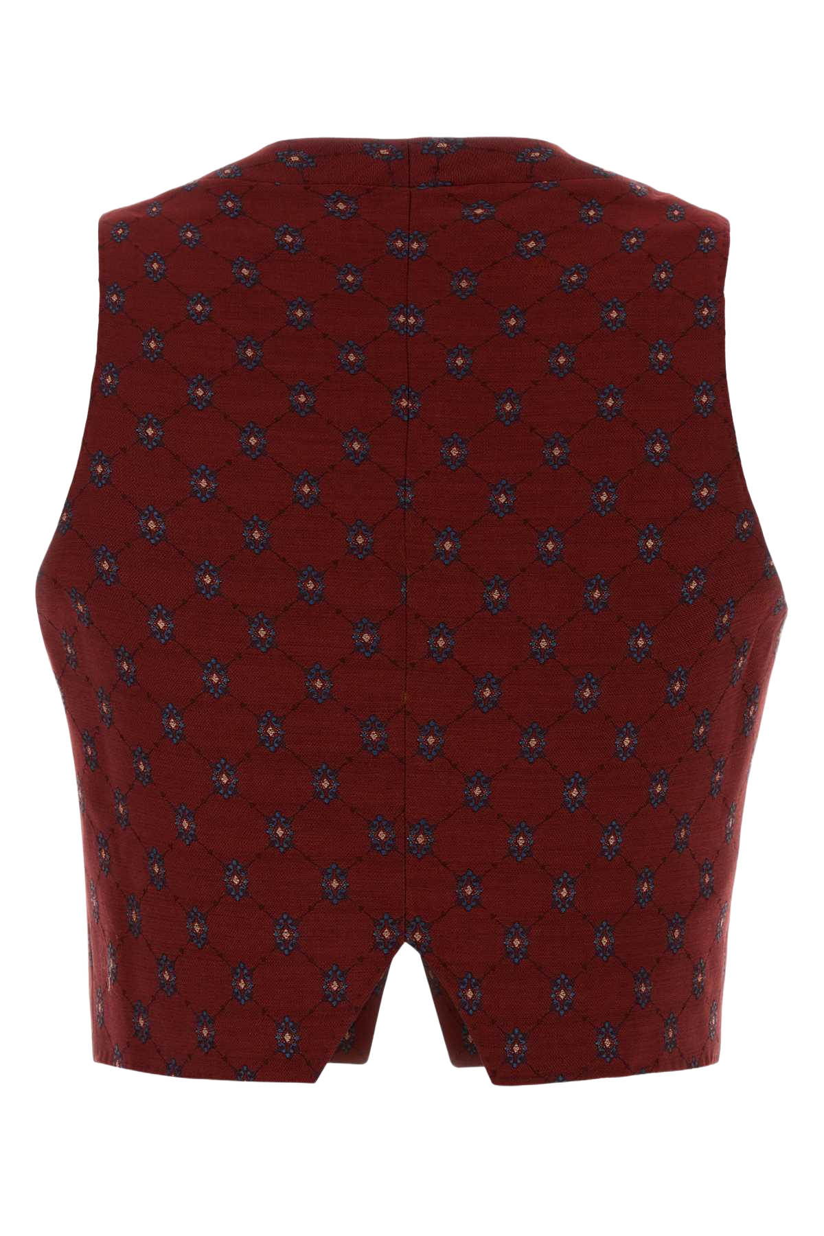 Embroidered Wool Blend Vest S9865 Giacche E Gilet