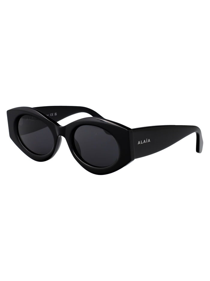 Black-black-grey Recycled Acetate Sunglasses