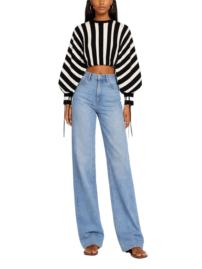 Jersey Rebellion Drawn Black Sweater
