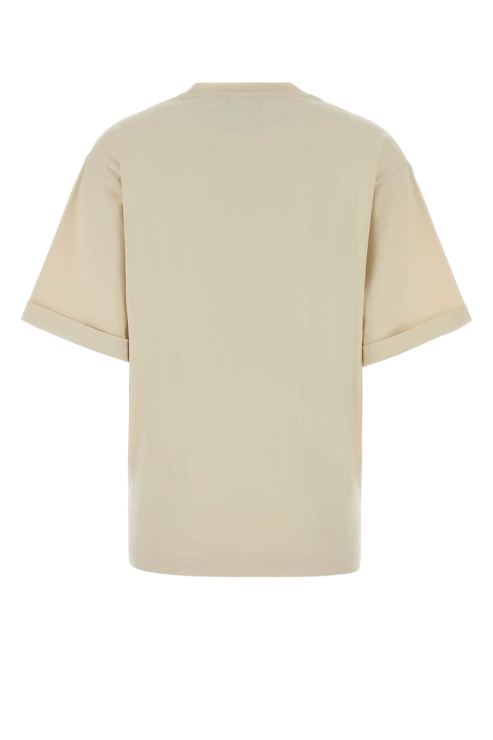 Cream Cotton Oversize T-Shirt Milkcream Exterior