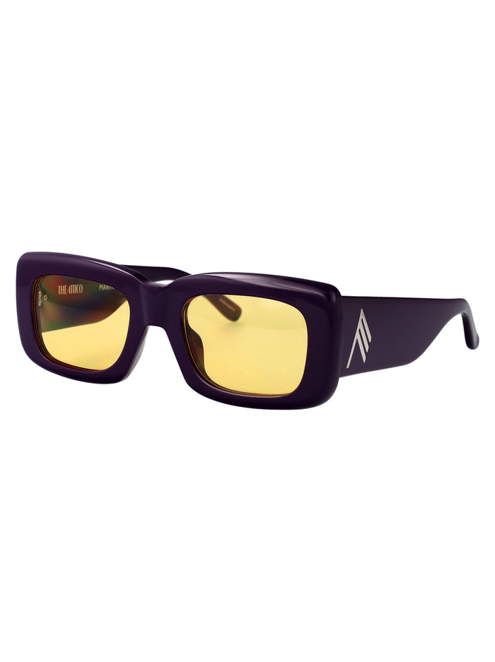 Marfa Purple/sulver/yellow Acetate Sunglasses
