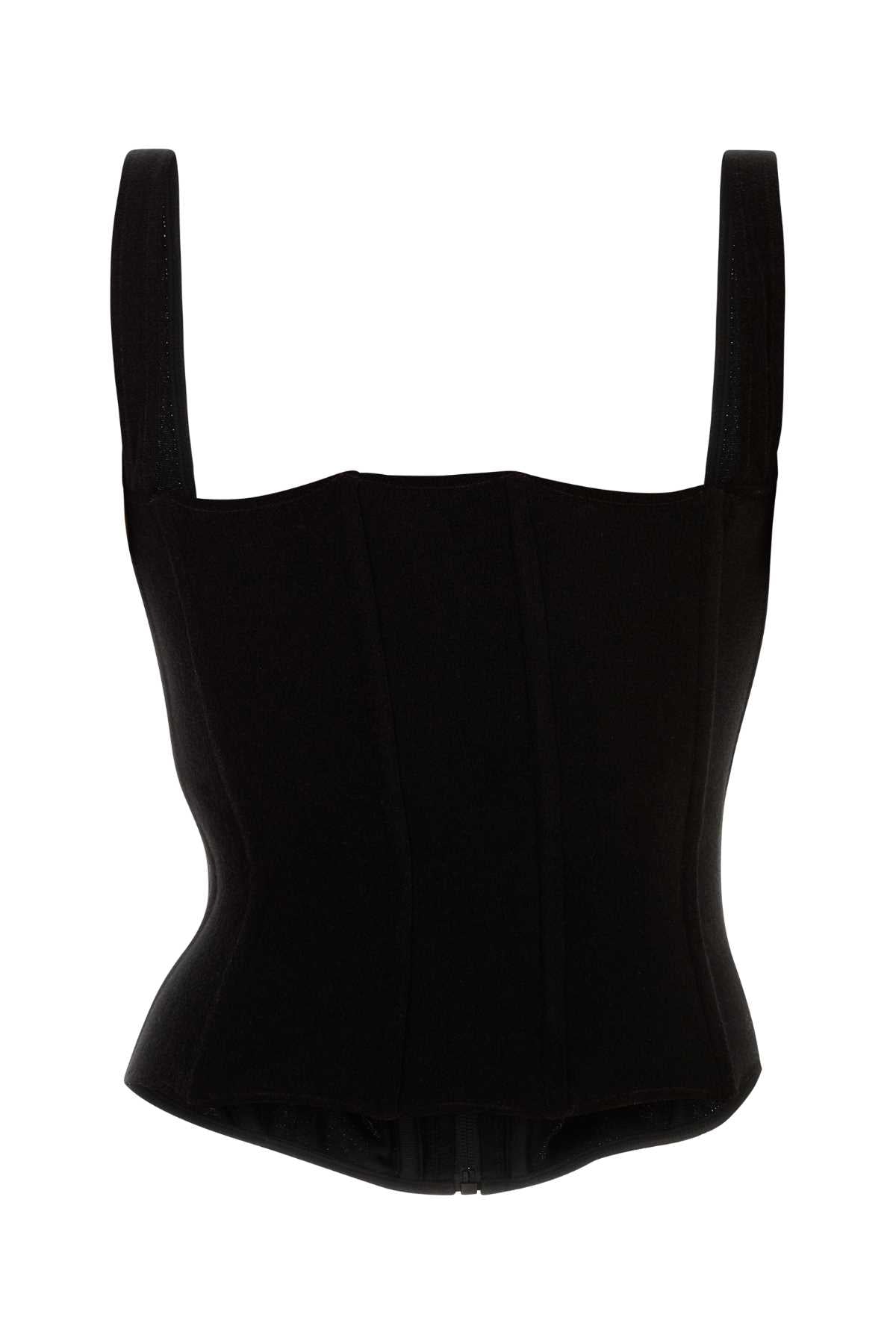 Black Velvet Bodice Exterior: Cotton Polyester Maglie