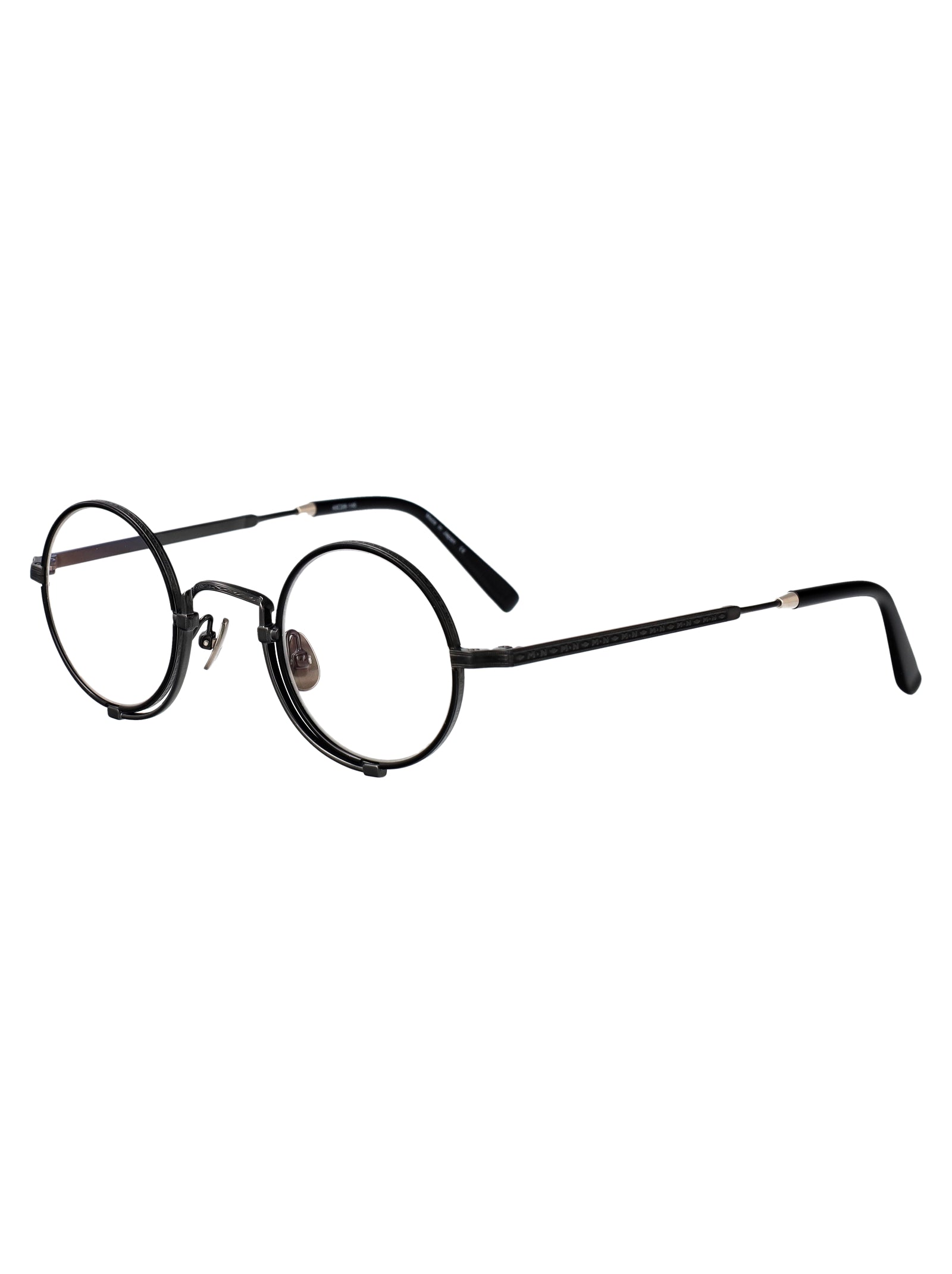 10103h-I Bbk-Blk Brushed Black - Clear Lens Metal Optical