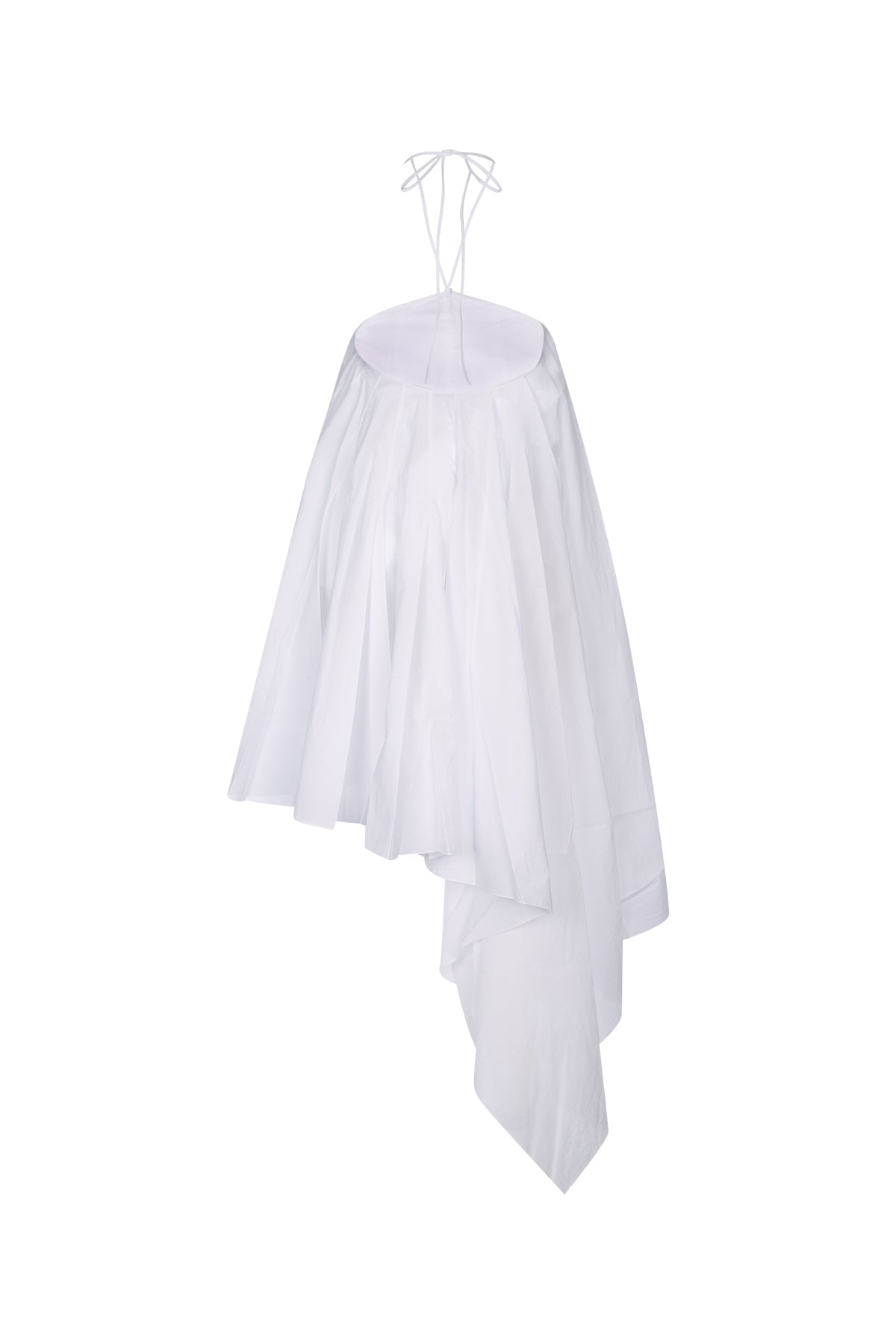 La Robe Triangle Courte White Abiti