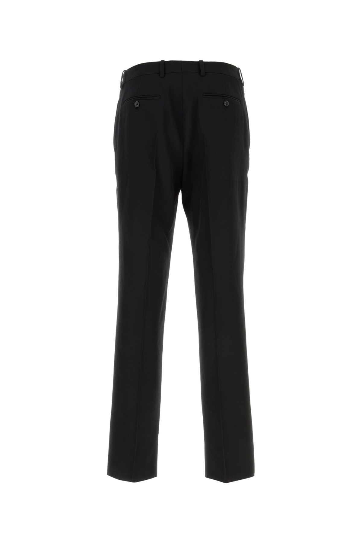Black Wool Pant Exterior: Pantaloni