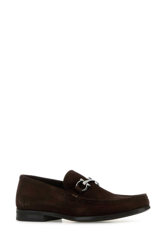 Brown Suede Grandioso Loafers Barktmoro Mocassini