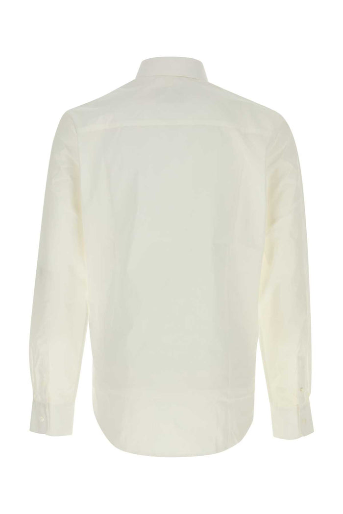 Hsh764co0063 100 White Exterior: Cotton Camicie