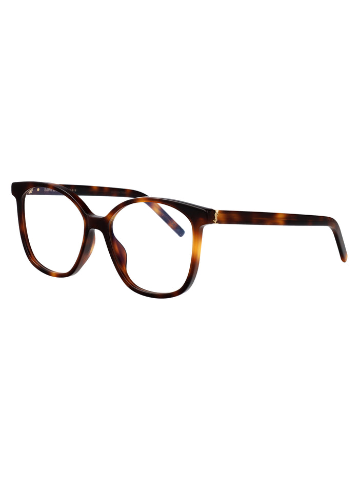 Sl M162 003 Havana-havana-transparent Acetate Optical