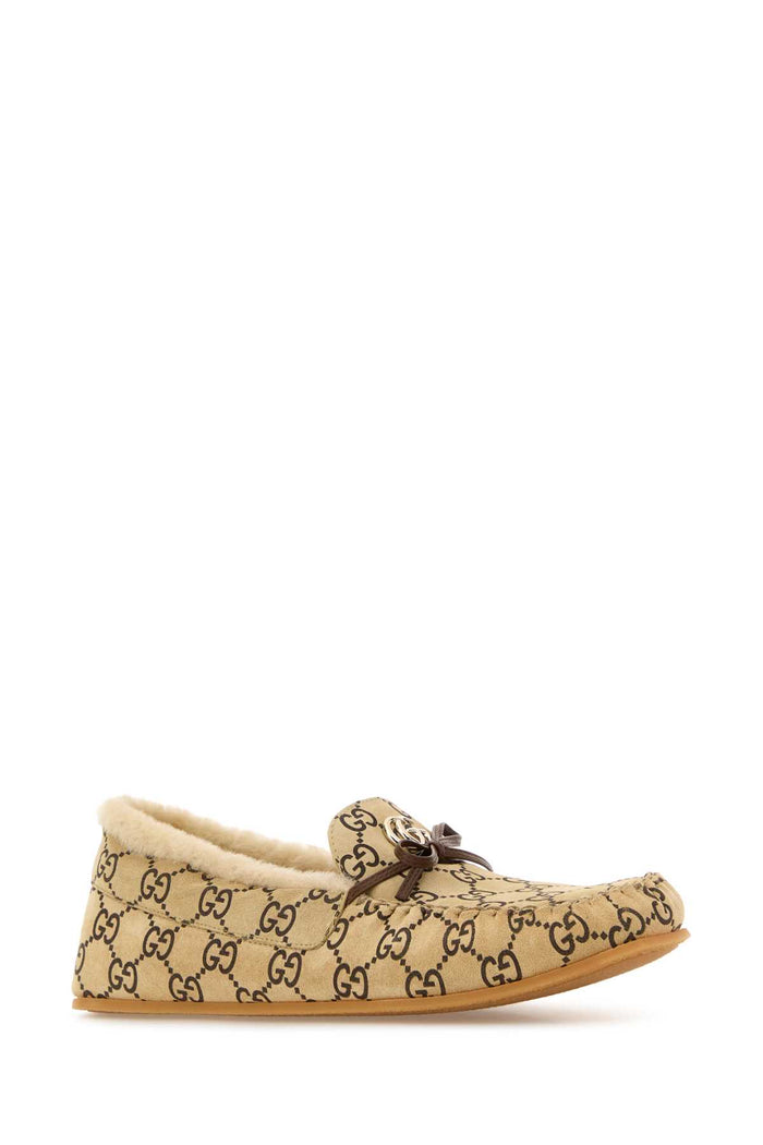 Printed Leather Loafers Swpbpbrswc Calf Skin Mocassini