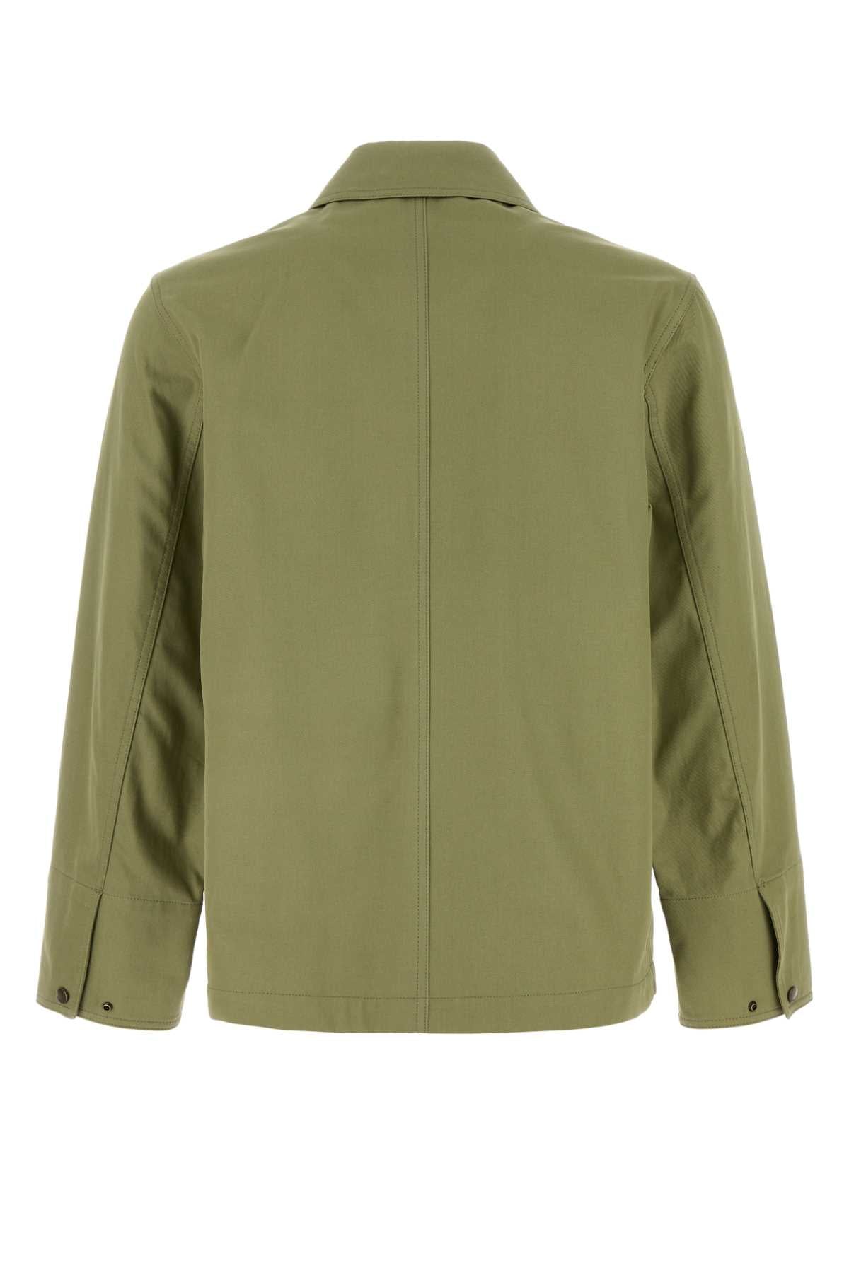 Green Cotton Jacket Wreath Exterior: Giubbini
