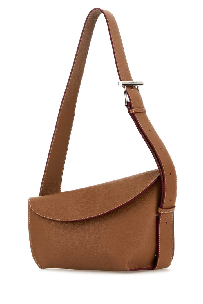 Caramel Large Sling T-Bar Crossbody Bag Pecansilver Borse A Tracolla