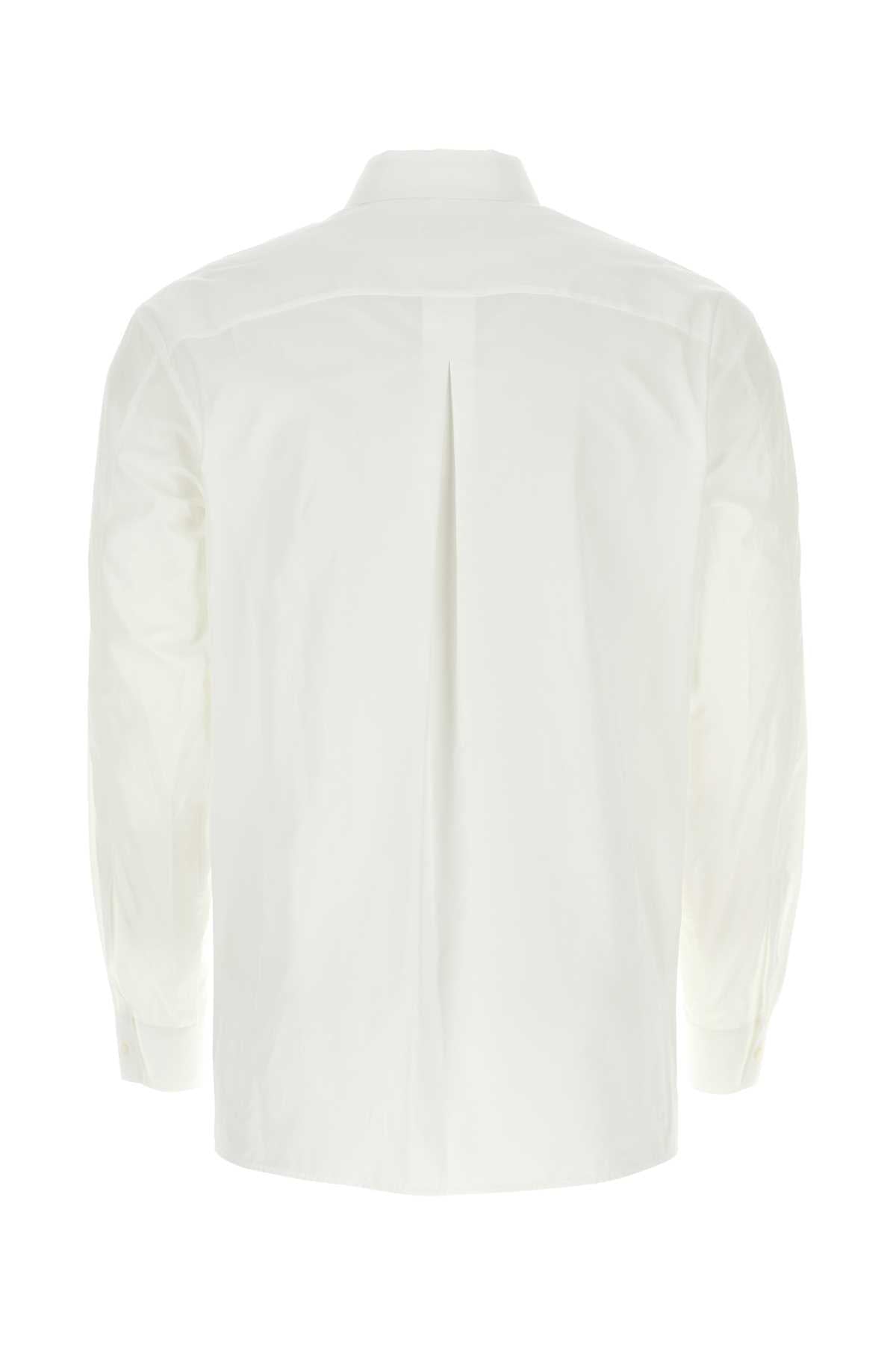 White Poplin Shirt 100 Exterior: Cotton Camicie