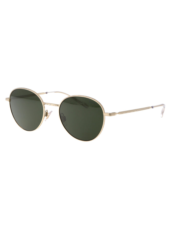 0ph3144 942571 Shiny Pale Gold Metal Sunglasses
