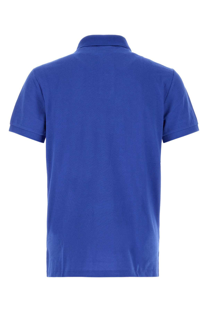 Blue Piquet Polo Shirt Newirisbluec2427 Exterior: Cotton Maglie