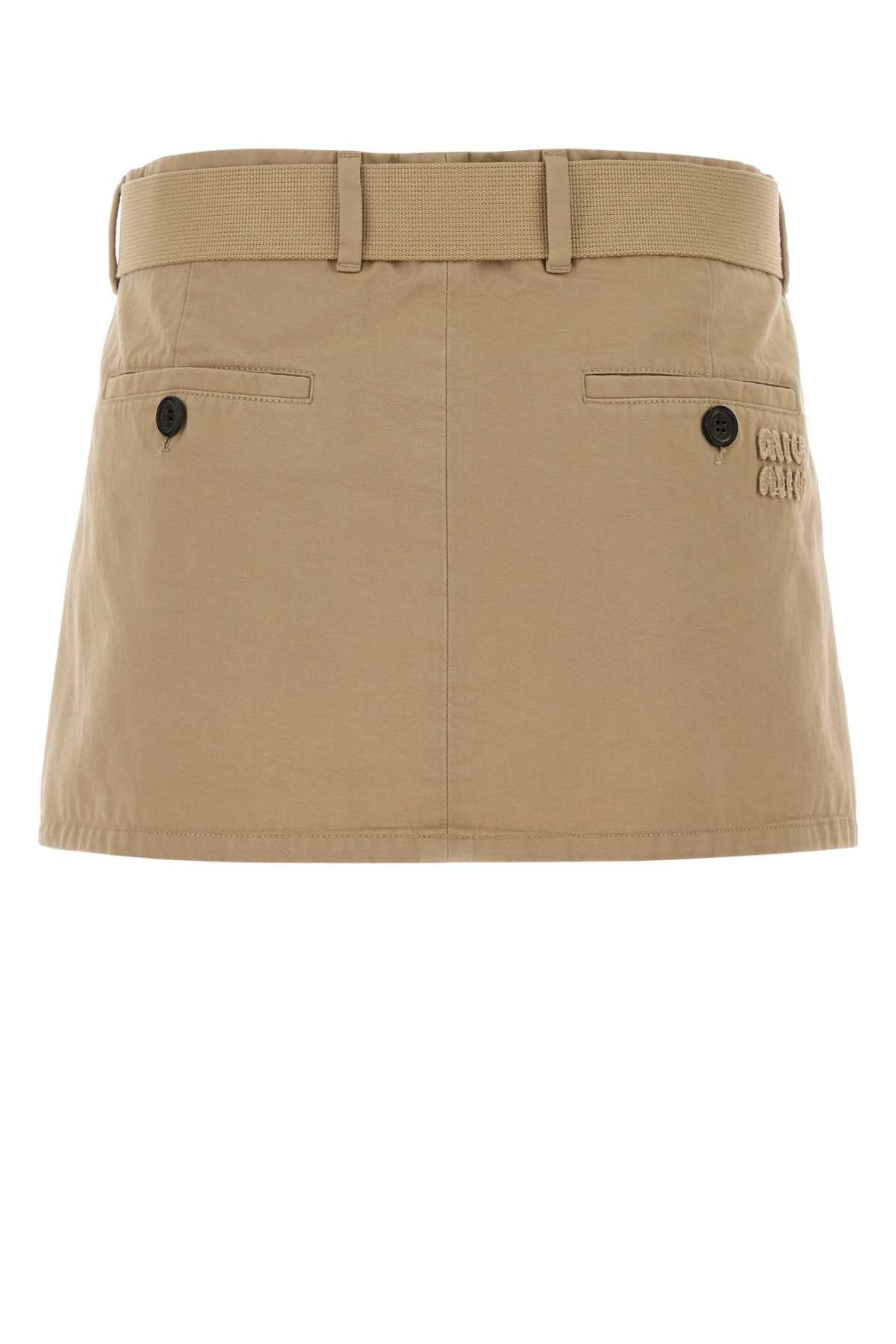 Beige Exterior: Cotton Gonne
