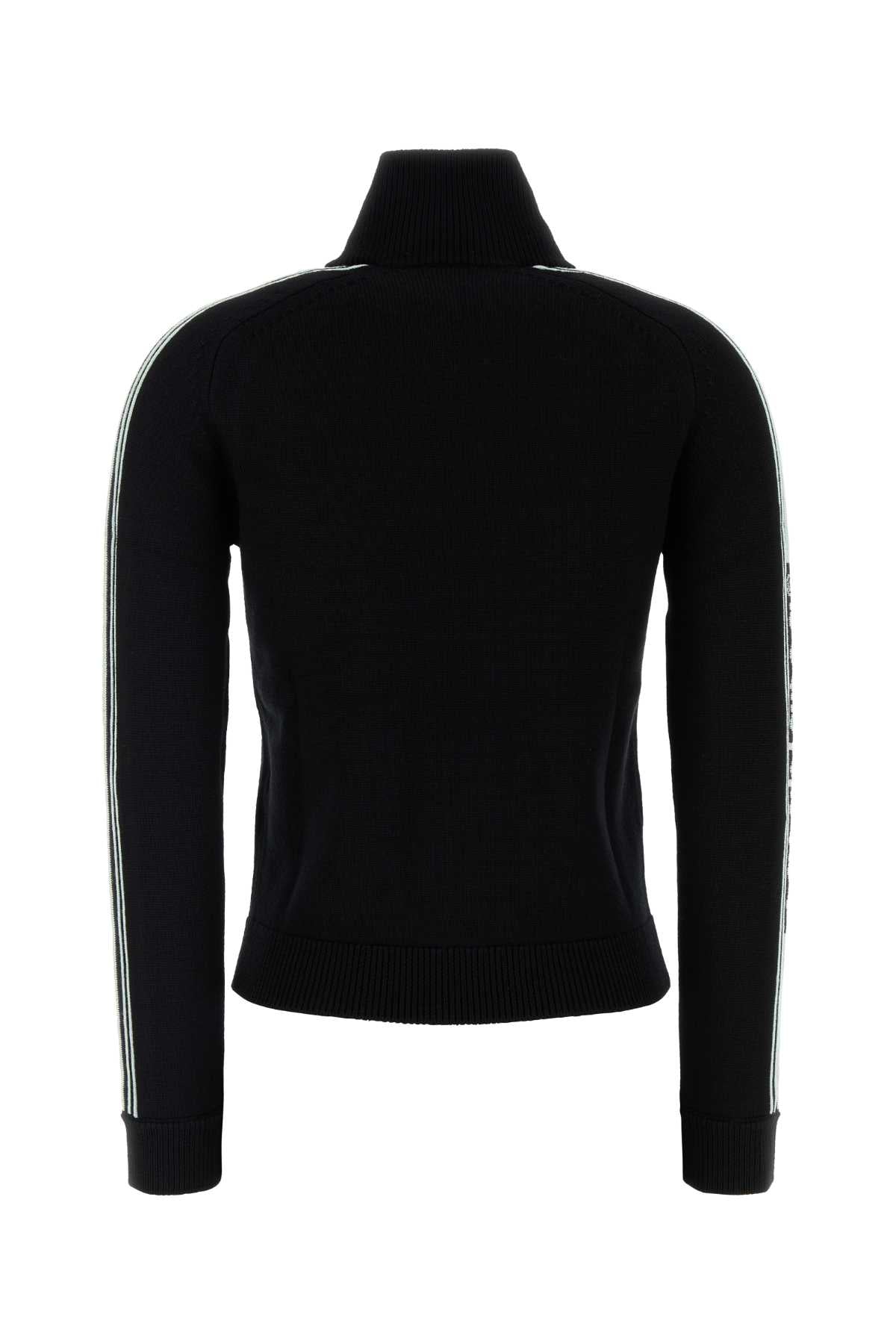 Black Wool Cardigan Maglieria