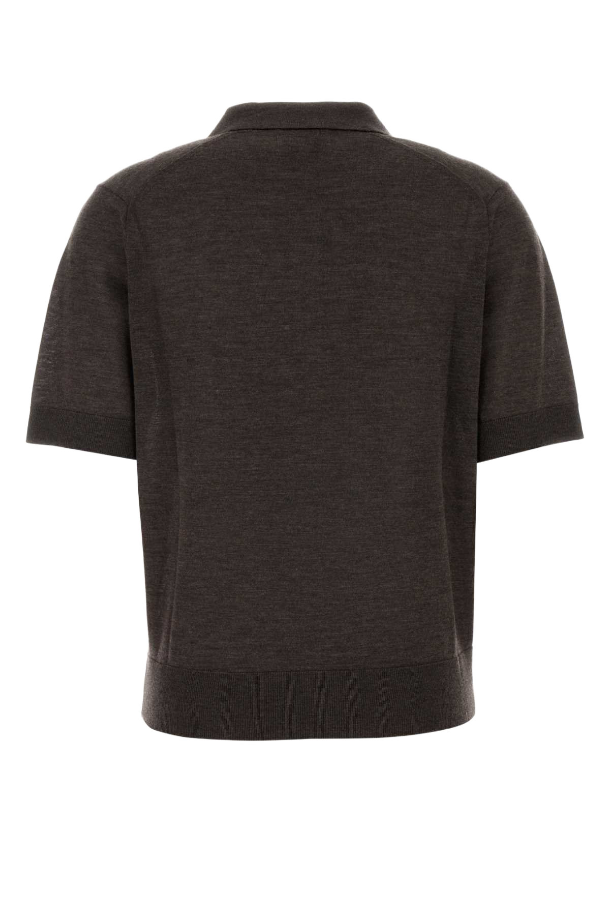 Dark Brown Cashmere Migo Polo Shirt Brownmelange Exterior