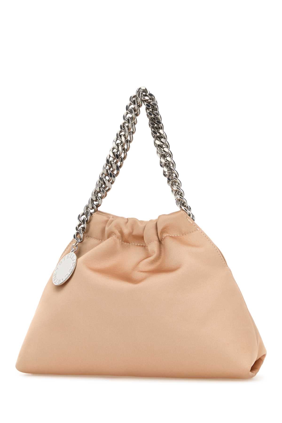 Powder Pink Satin Falabella Handbag Lightpeach Polyester Borse A Mano