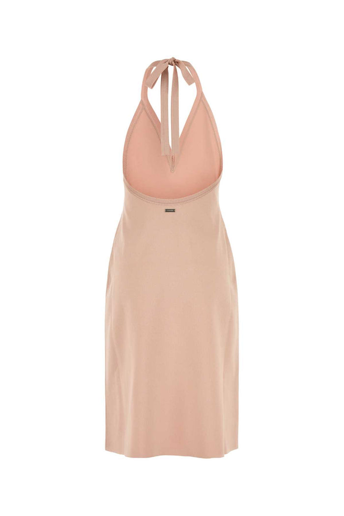 Pink Stretch Viscose Blend Dress Ballet Abiti