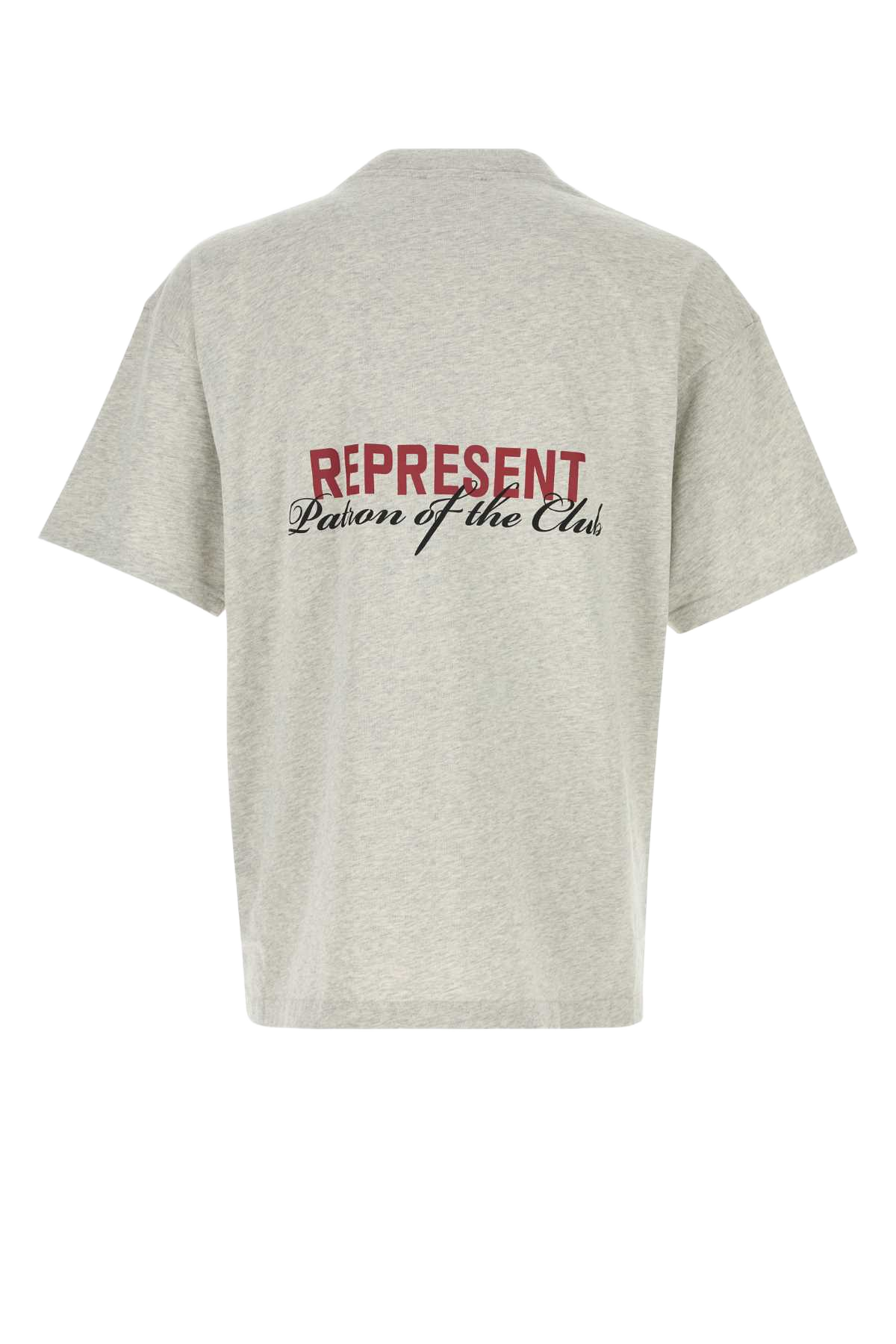 Melange Grey Cotton T-Shirt Creammarl