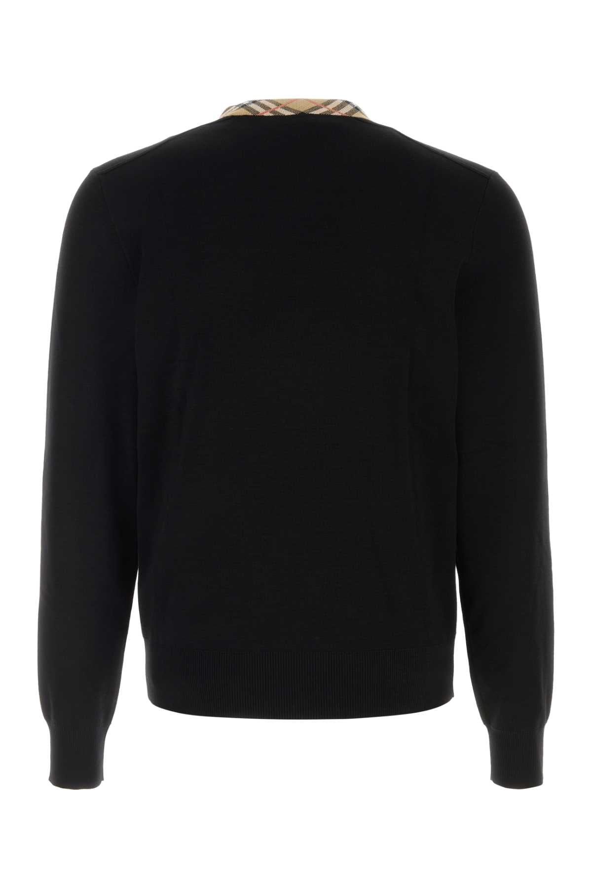 Black Wool Maglieria