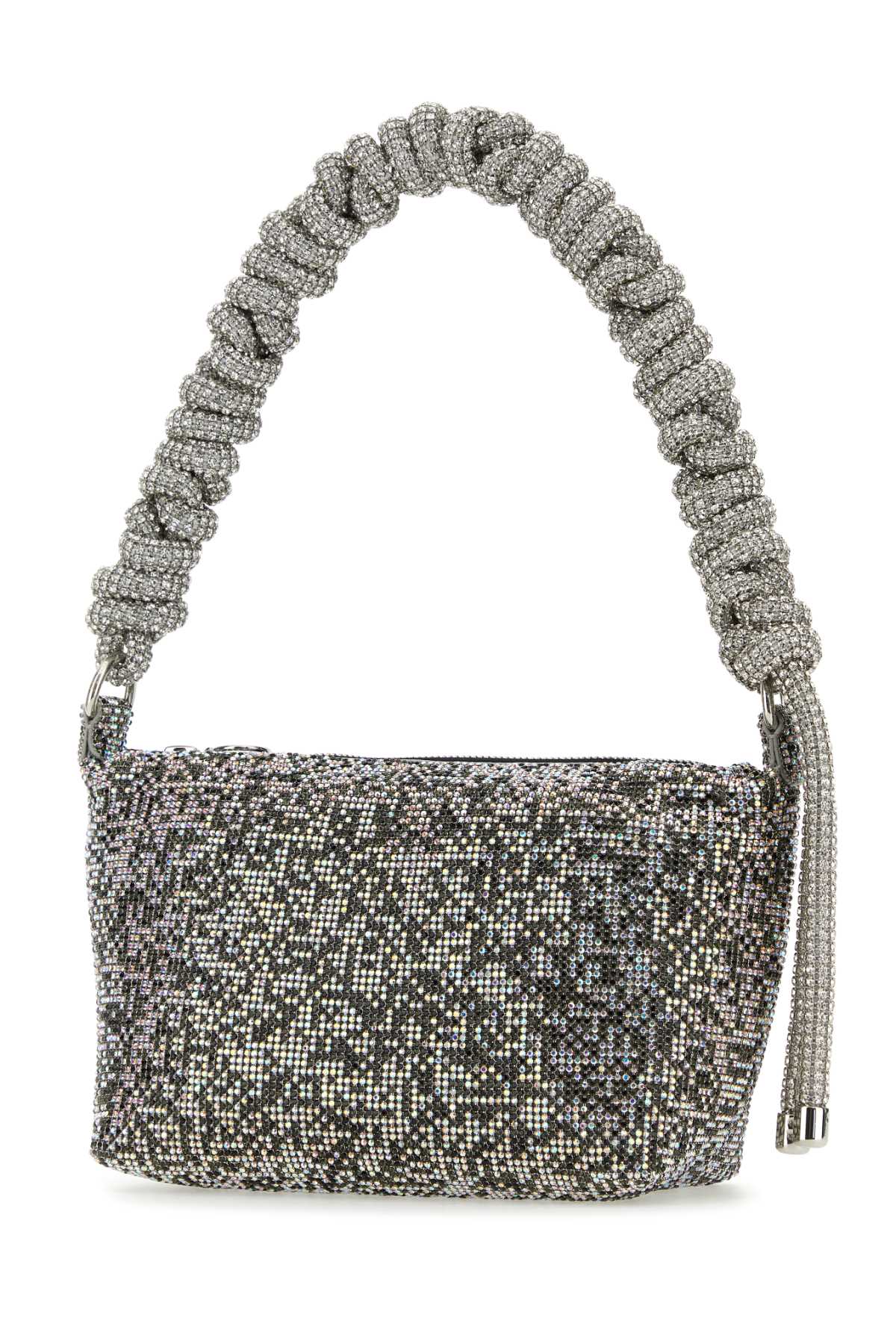 Black Rhinestones Handbag Blackpixel Borse A Mano