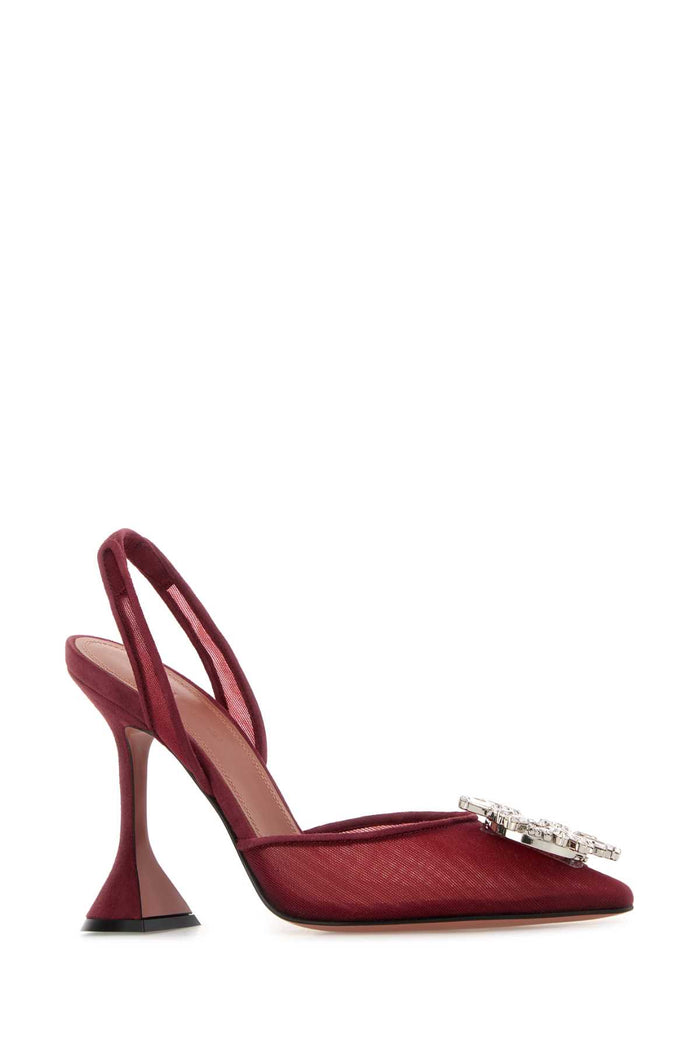 Tiziano Red Mesh Begum Pumps Ruby95mmclheel Scarpe Con Tacco