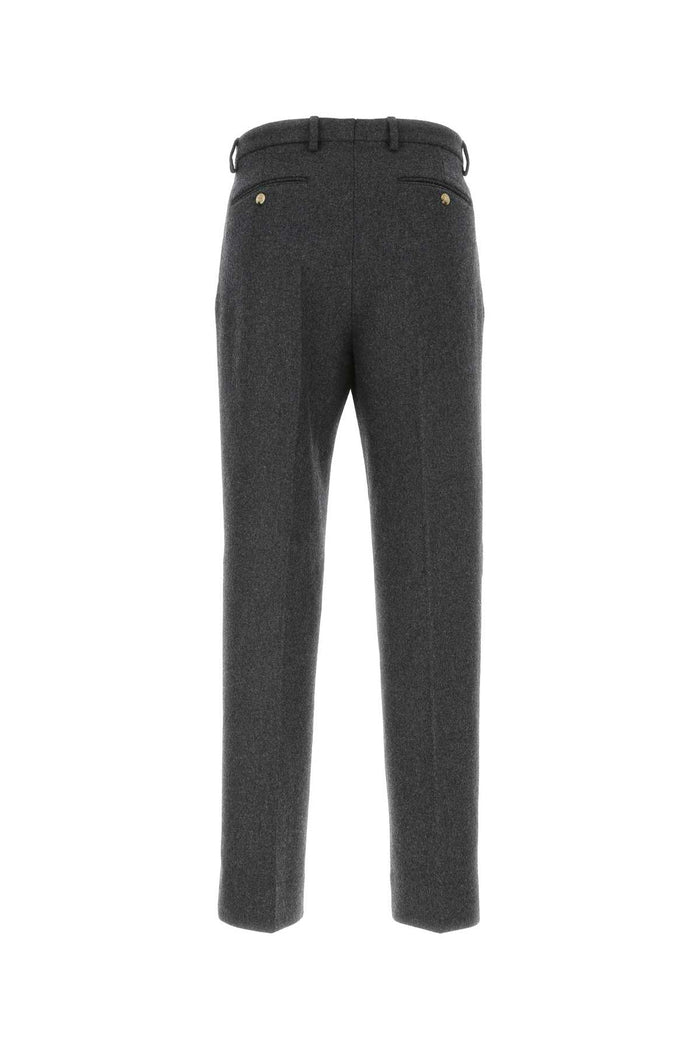 Dark Grey Wool Blend Pant Exterior: Cashmere Pantaloni