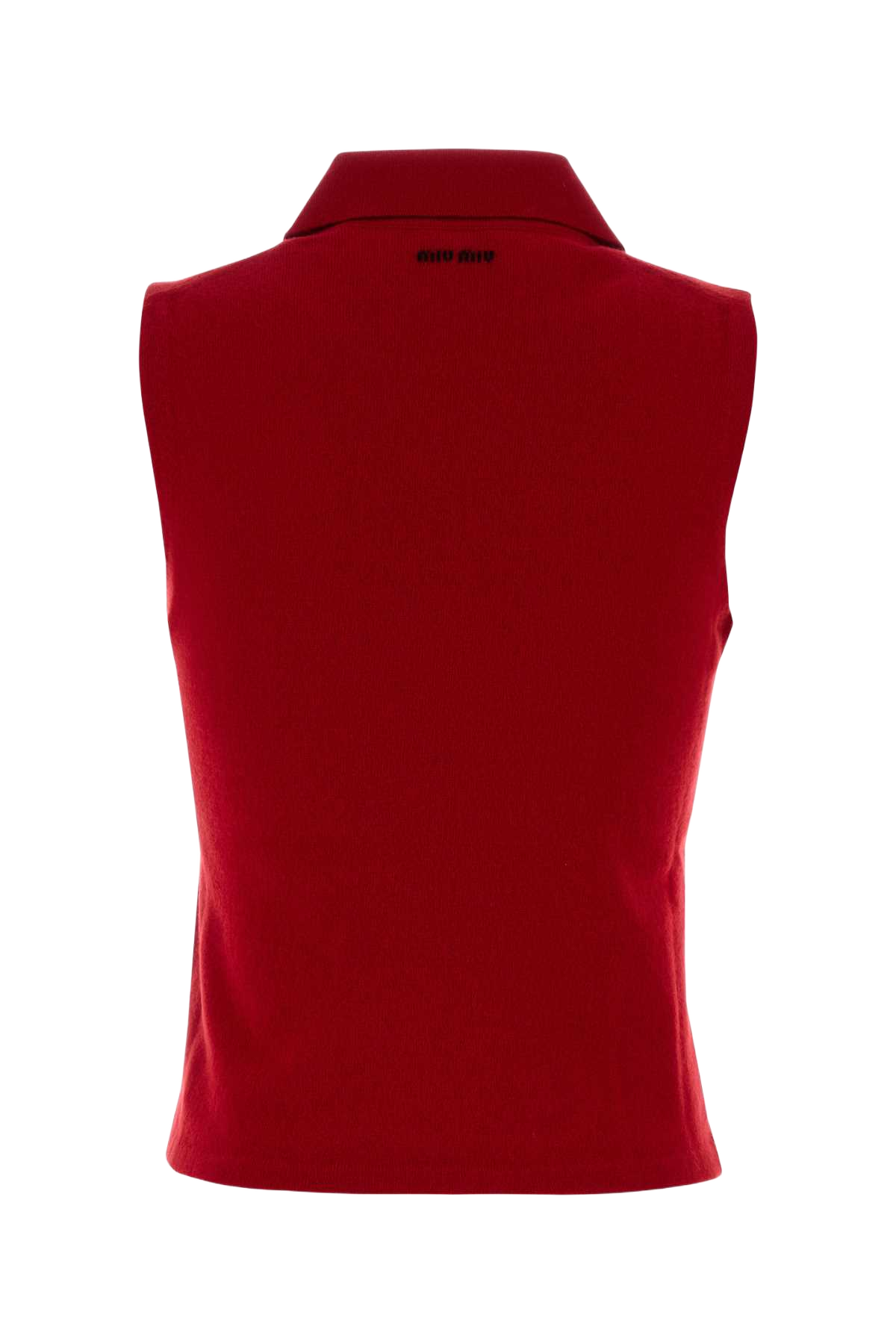 Reed Cashmere Polo Shirt Rosso