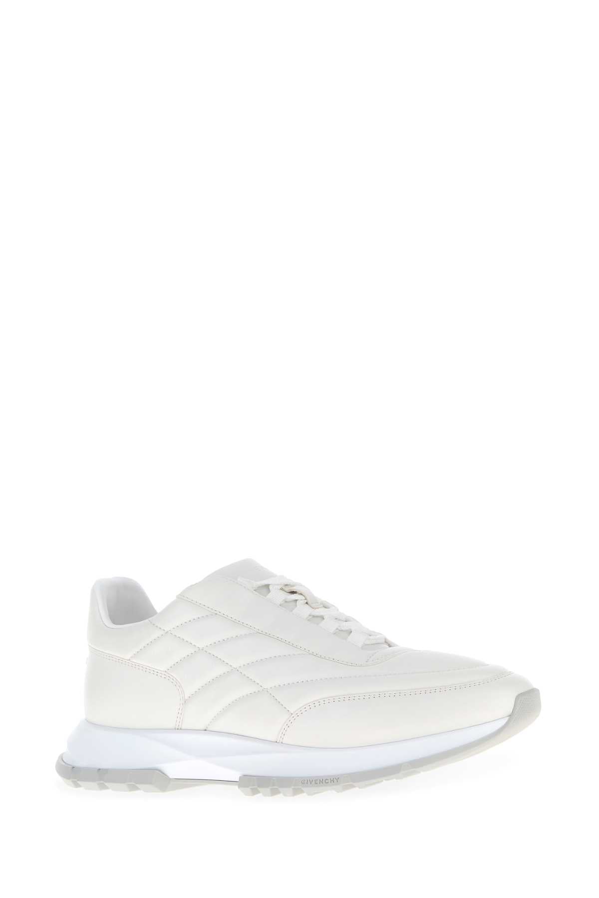 White Leather Trainers Sneakers