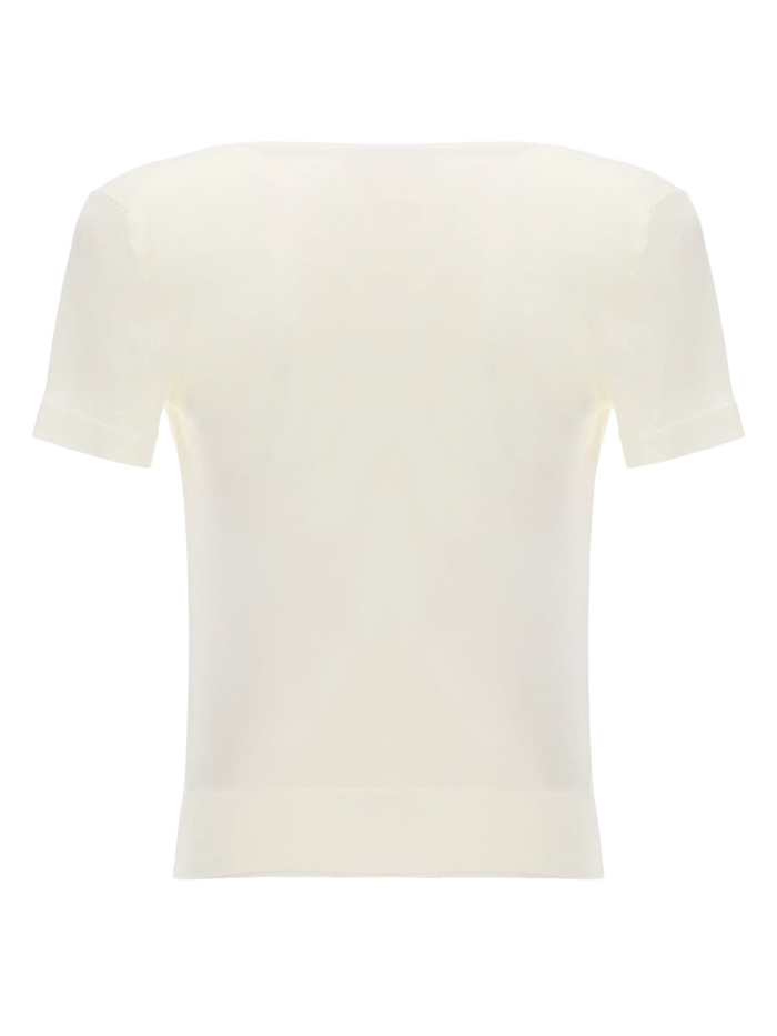 Wool T-Shirt Ivory T-shirts