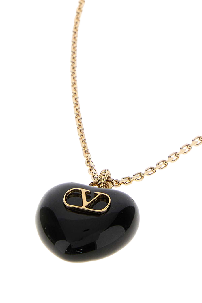 Gold Metal Coeur Royal Necklace Oronero Collane
