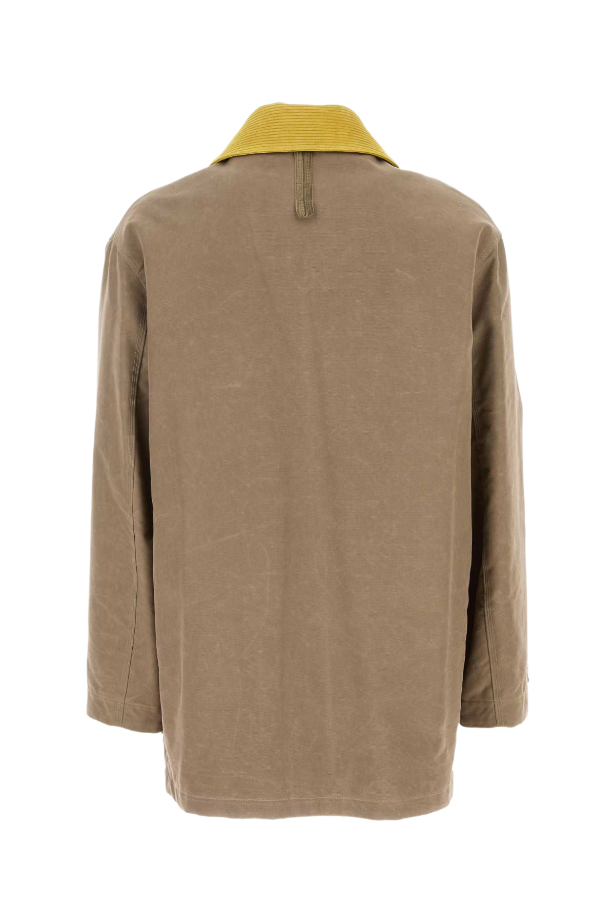 Cappuccino Canvas Coat Beige Cappotti
