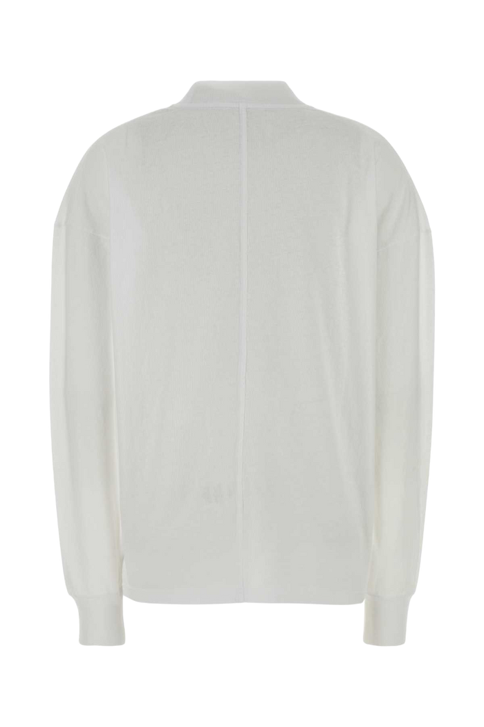 White Cotton Oversize Raveena T-Shirt Exterior