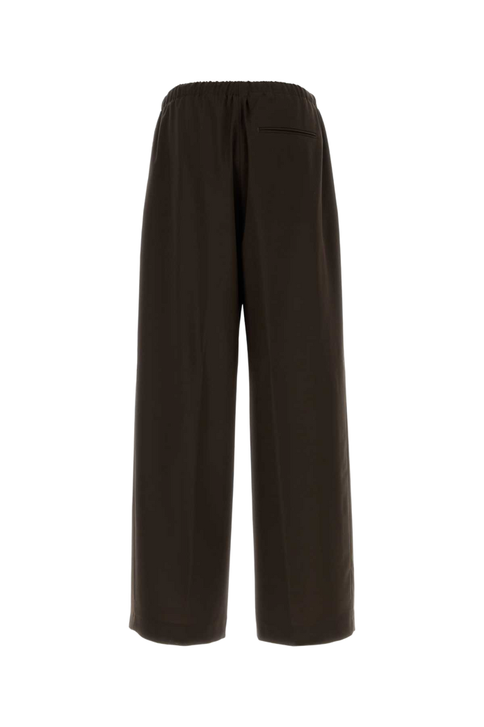 Dark Brown Cotton Pant Mediumbrown Exterior: Pantaloni