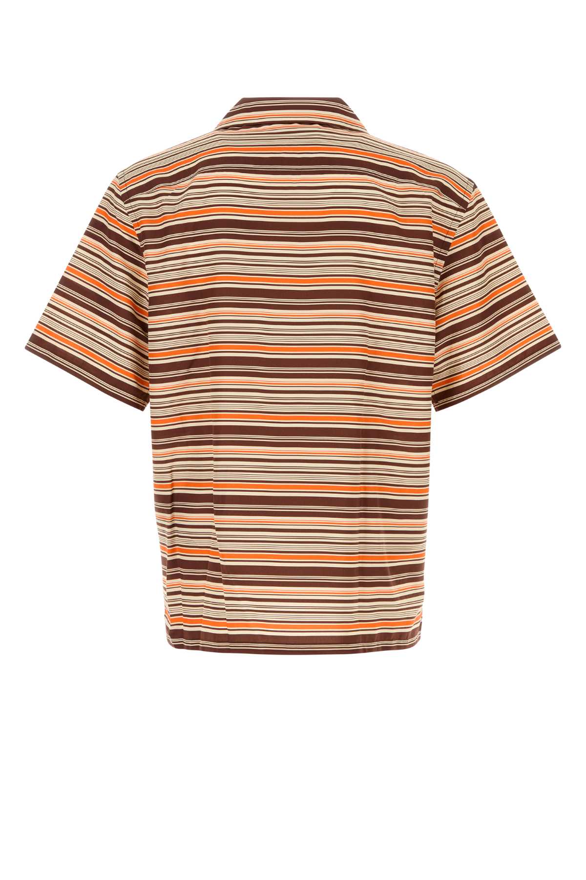 Embroidered Cotton Blend Shirt Bruciato Cose-trochusniloticus Camicie