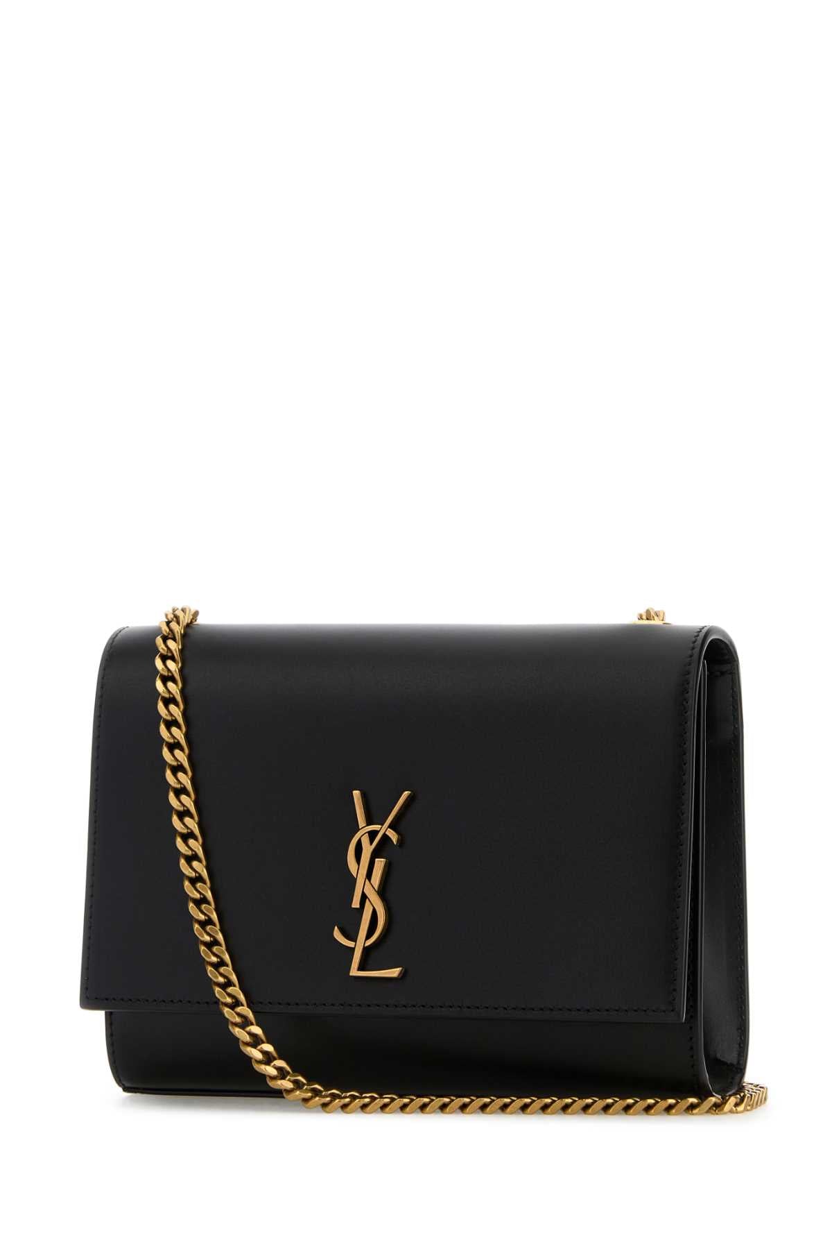 Black Leather Kate Crossbody Bag Nero Borse A Tracolla