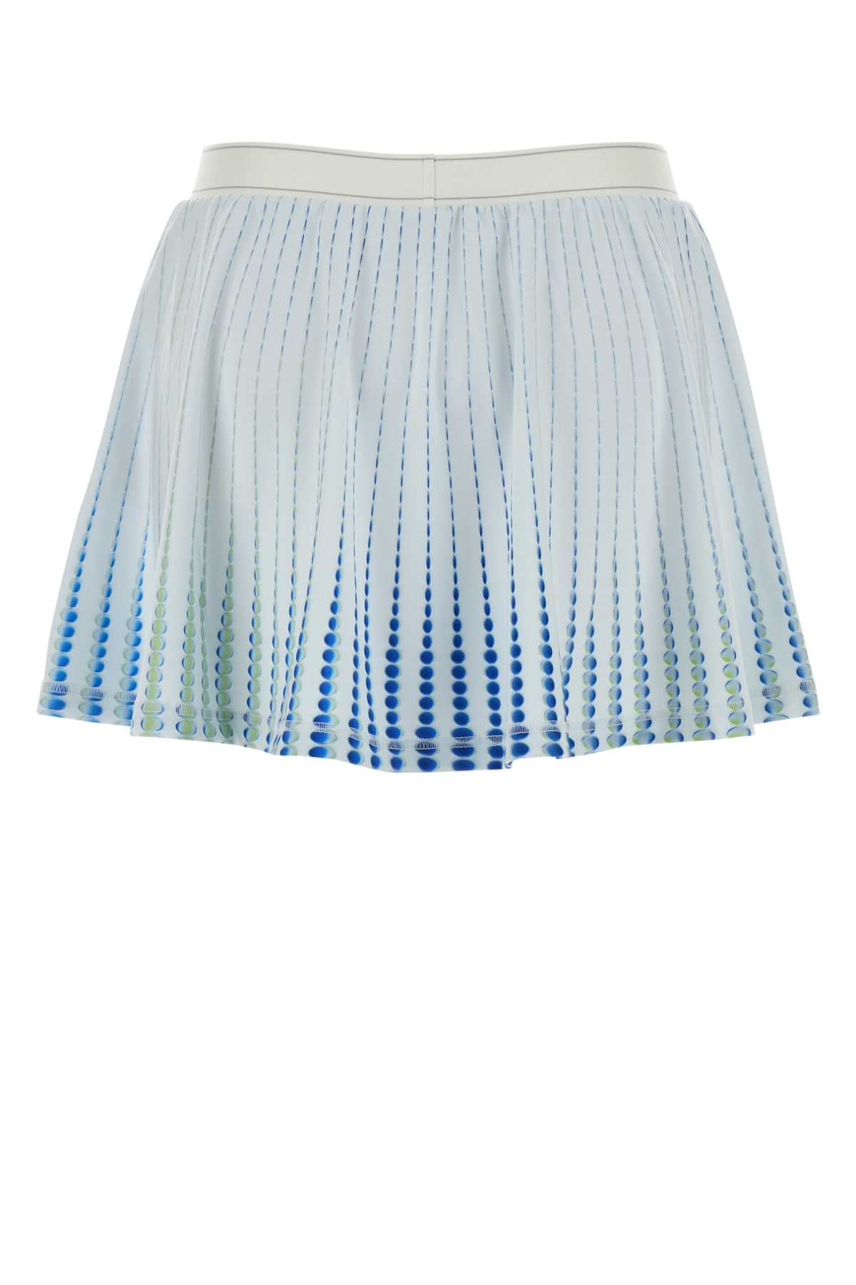 Printed Stretch Jersey Pant-Skirt Dots Exterior: Polyester Elastane Gonne